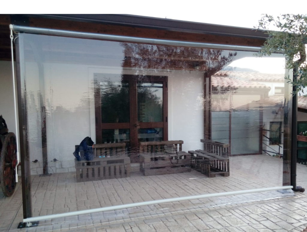 HJLIKE Tende a Rullo elettriche Impermeabili Antivento Personalizzate per  Interni ed Esterni con Copertura Tenda per Tende di Grandi Dimensioni per  Balcone - Dimensioni Personalizzate : : Casa e cucina